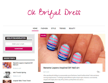 Tablet Screenshot of okbridaldress.com